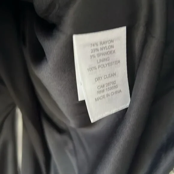 New Carolina Belle Neutral Pinstripe Blazer Jacket Academia Seersucker- Small - Picture 12 of 13